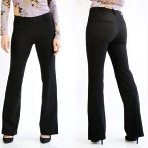 Betabrand Bootcut Classic Dress Pant Yoga Black Small Petite